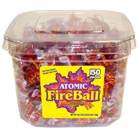 Atomic Fireball Atomic Individually Wrapped Fireball Candy, PK600 5205